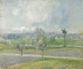 valhermeil près de l’oise effet de pluie 1881 Camille Pissarro